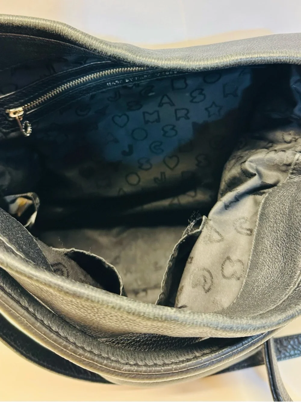 Marc by Marc Jacobs Black Leather Hobo Bag